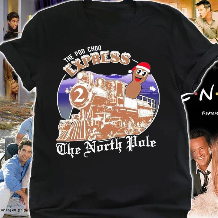 The Poo Choo Express The North Pole Christmas Shirt shirt