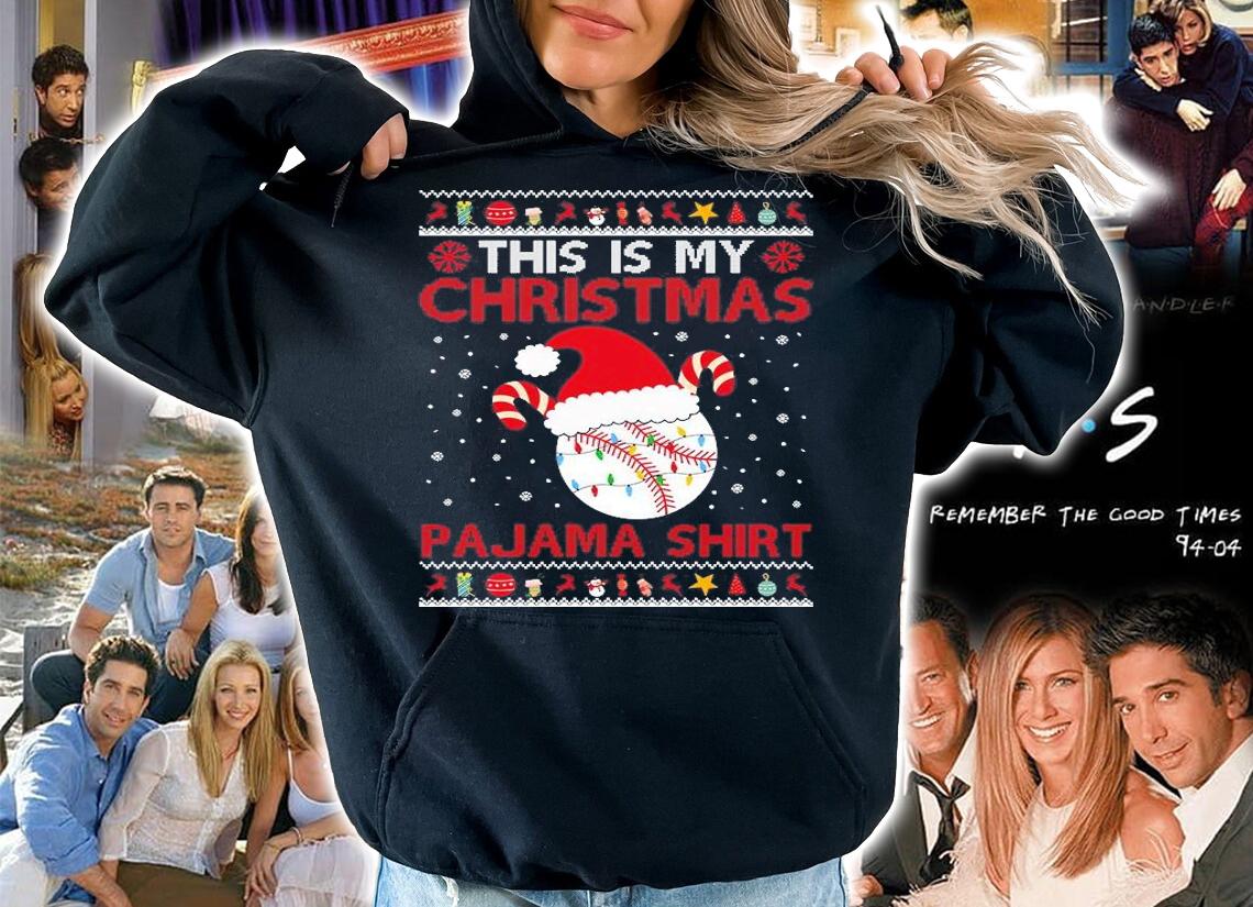 This Is My Christmas Pajama Baseball Shirt hoodie