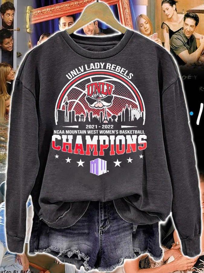 UNLV Lady Rebels 2022 NCAA Mountain West Women's Basketball Champions T-Shirt sweatshirt