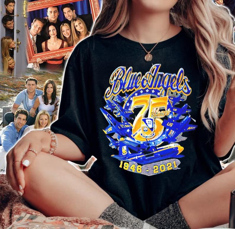 Blue Angels 1946-2021 shirt woman shirt