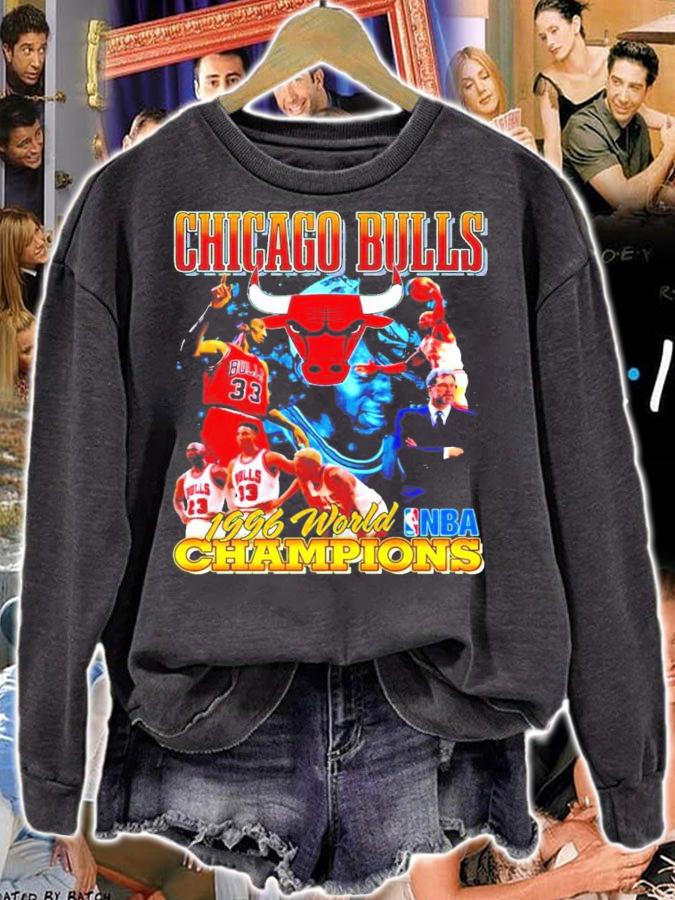 Chicago Bulls 1996 World NBA Champions shirt sweatshirt