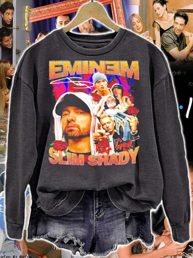 Eminem Slim Shady rap god signature shirt sweatshirt