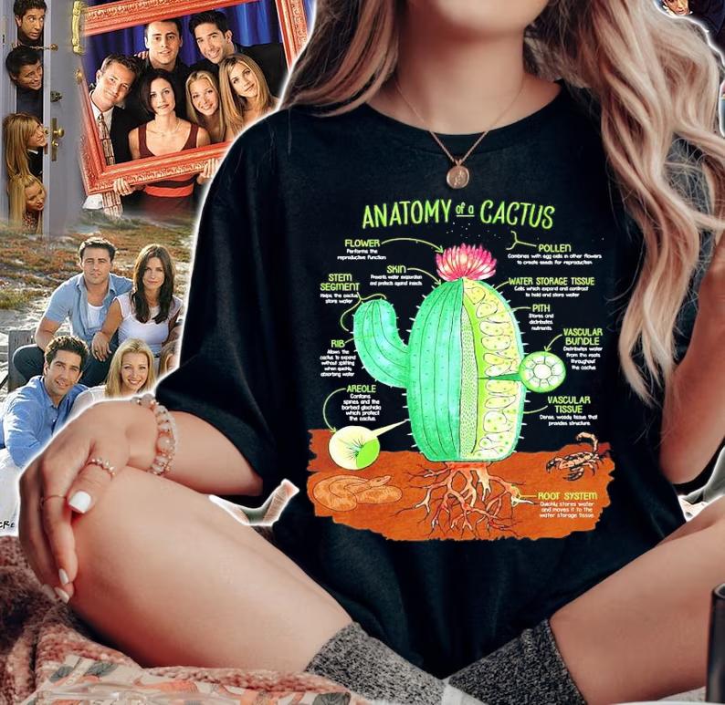 Gardening anatomy of a cactus shirt woman shirt