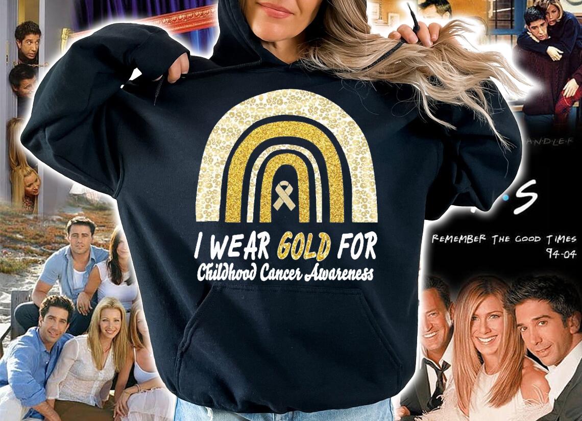 I wear gold boho gold and leopard pint rainbow shirt hoodie