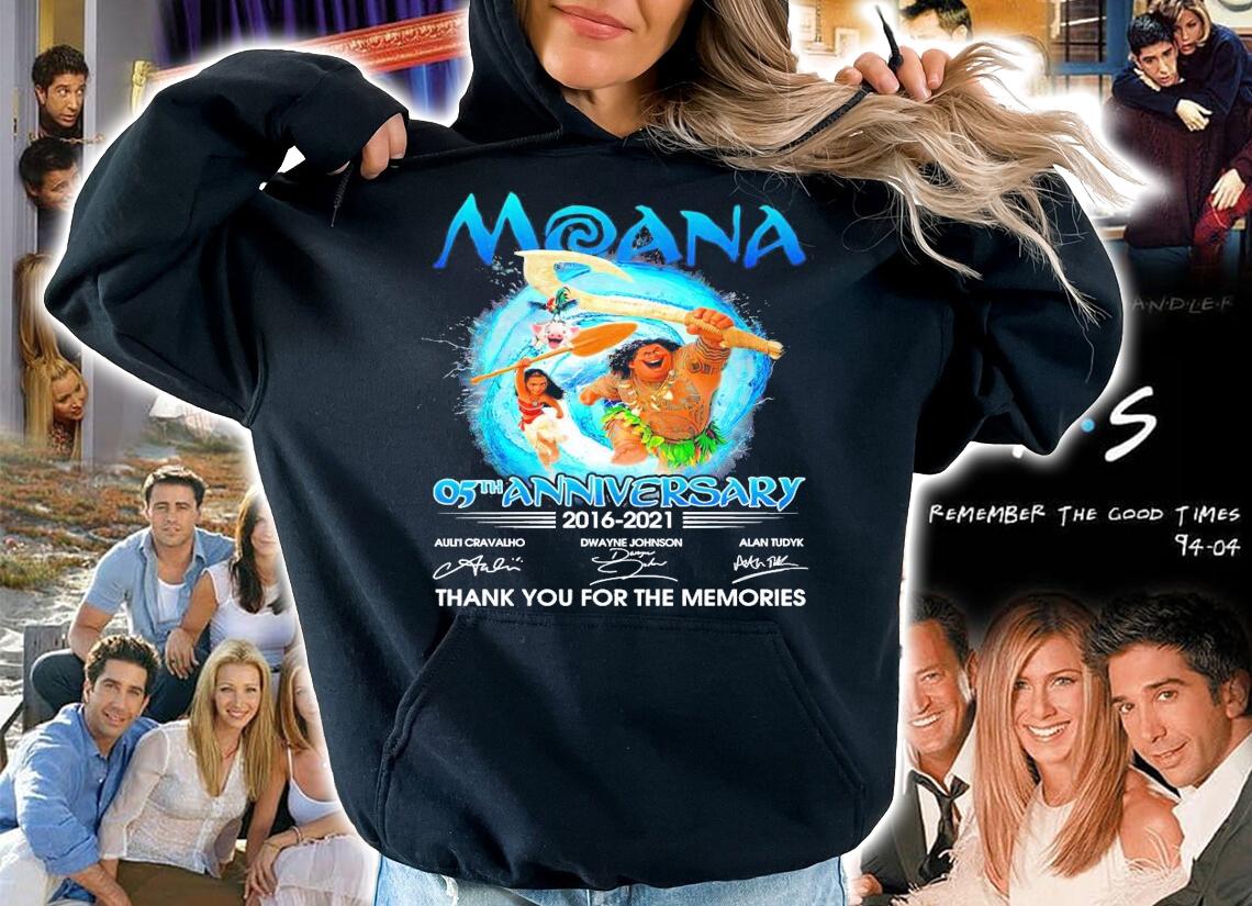 MOANA 05th anniversary 2016-2021 signature shirt hoodie