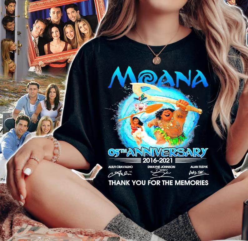 MOANA 05th anniversary 2016-2021 signature shirt woman shirt