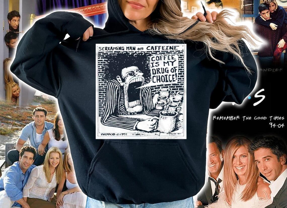 Screaming Man On Caffeine shirt