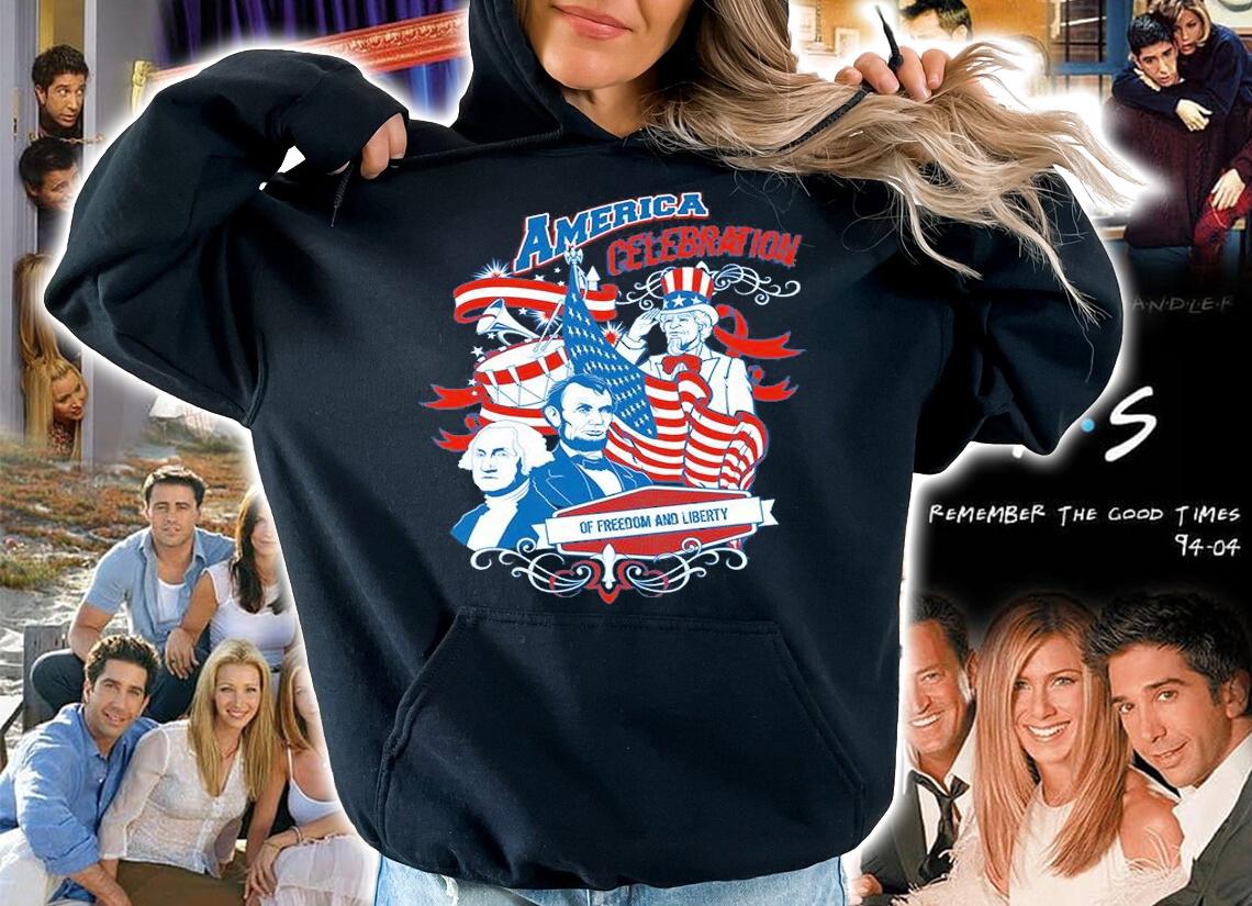 America celebration of freedom liberty lincoln washington shirt