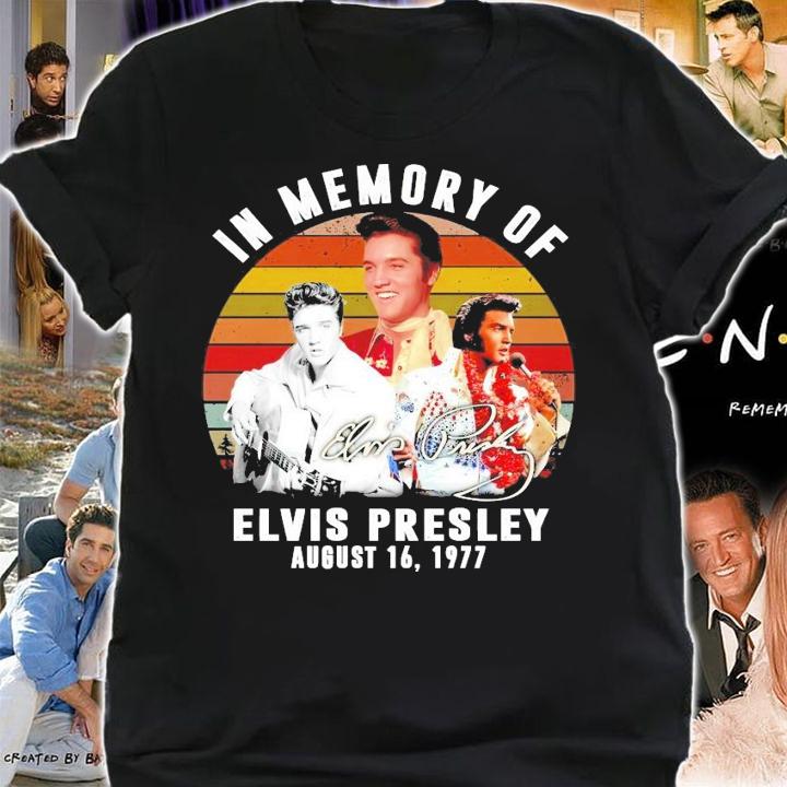 In memory of Elvis Presley Signature vintage shirt shirt