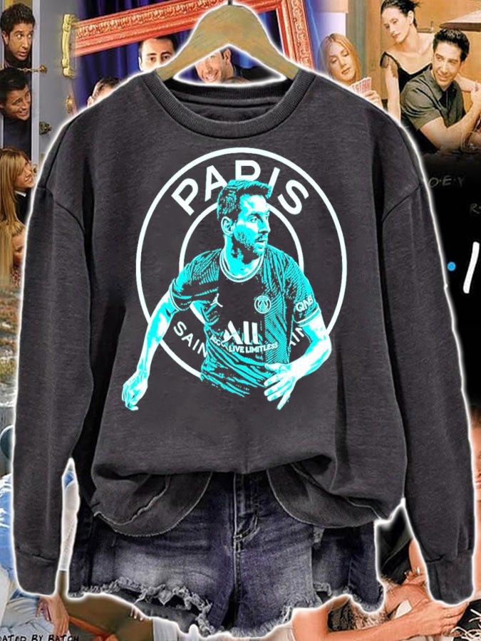 Lionel Messi Paris Saint Germain shirt sweatshirt
