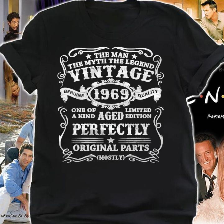 Mens 52 Years Old Gift Vintage 1969 Man Myth Legend 52Nd Birthday Shirt shirt