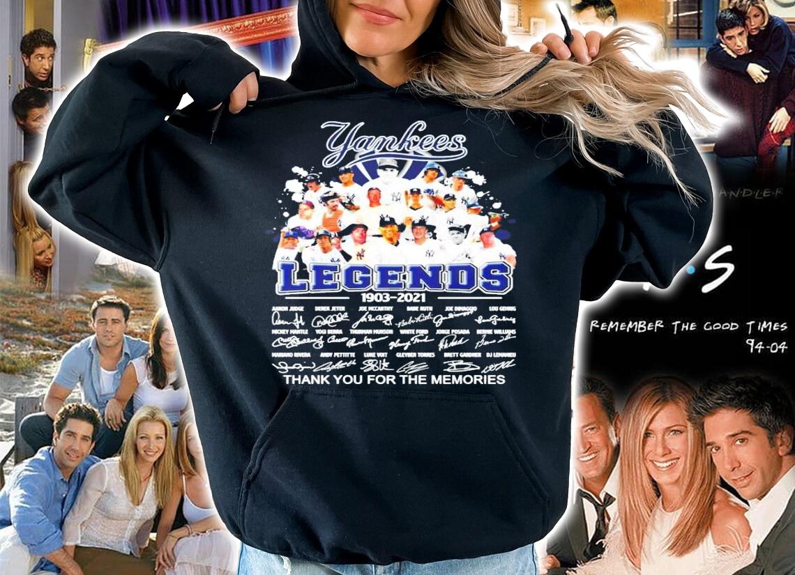 New York Yankees Legends 1903-2021 signatures shirt