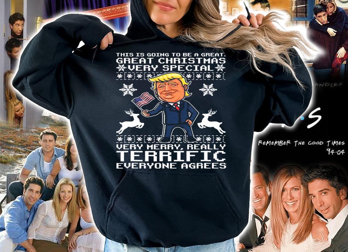 This Is Going To Be A Great Christmas Santa Trump T-Shirt hoodie