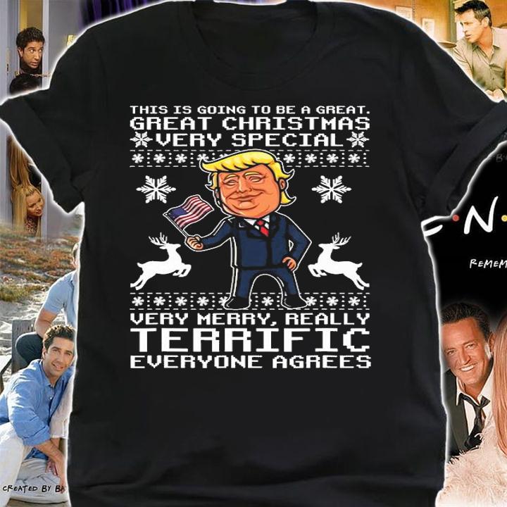 This Is Going To Be A Great Christmas Santa Trump T-Shirt shirt