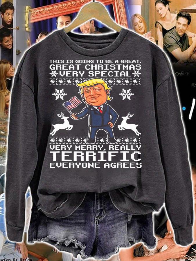 This Is Going To Be A Great Christmas Santa Trump T-Shirt sweatshirt