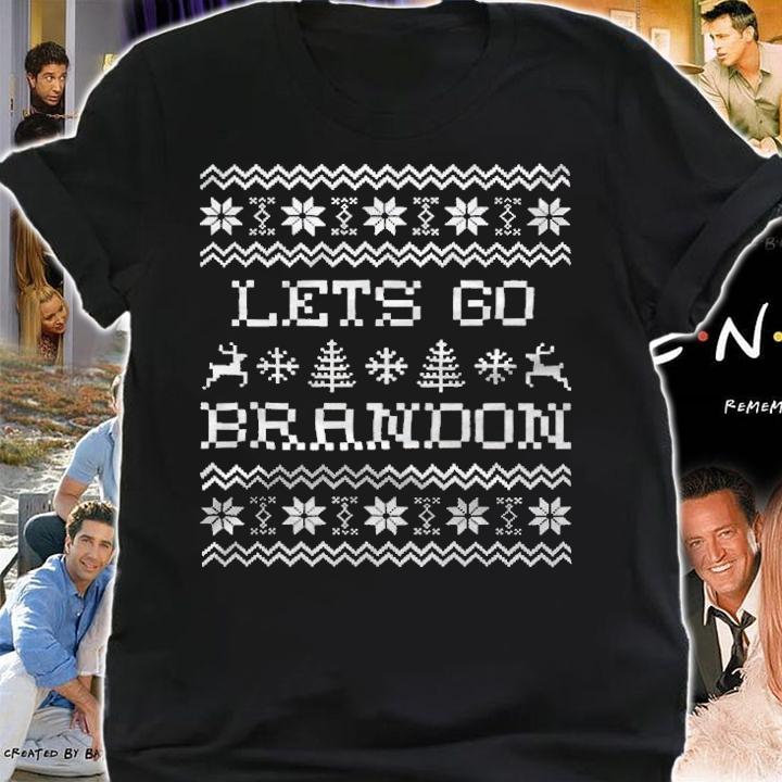 Ugly let's go Brandon Christmas T-shirt shirt
