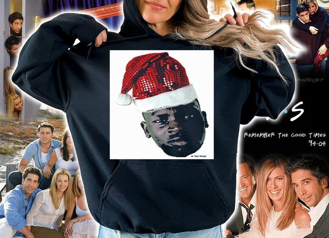 Ur Boy Bangz Santa Hat Christmas t-shirt hoodie