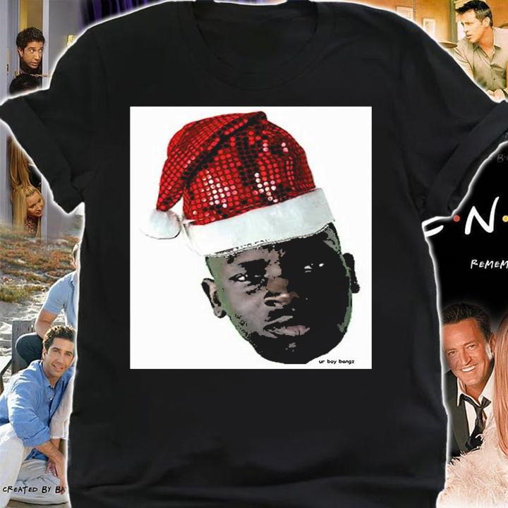 Ur Boy Bangz Santa Hat Christmas t-shirt shirt