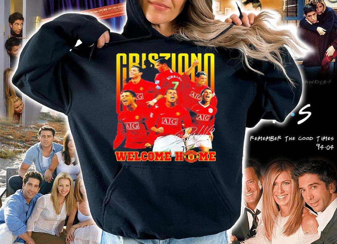 Cristiano Ronaldo Welcome Home signature shirt hoodie