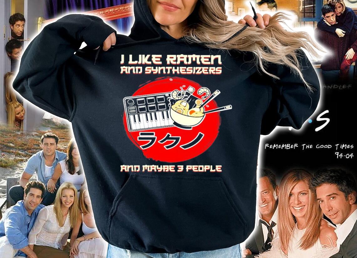 I like Ramen and synthesizers and maybe 3 people shirt