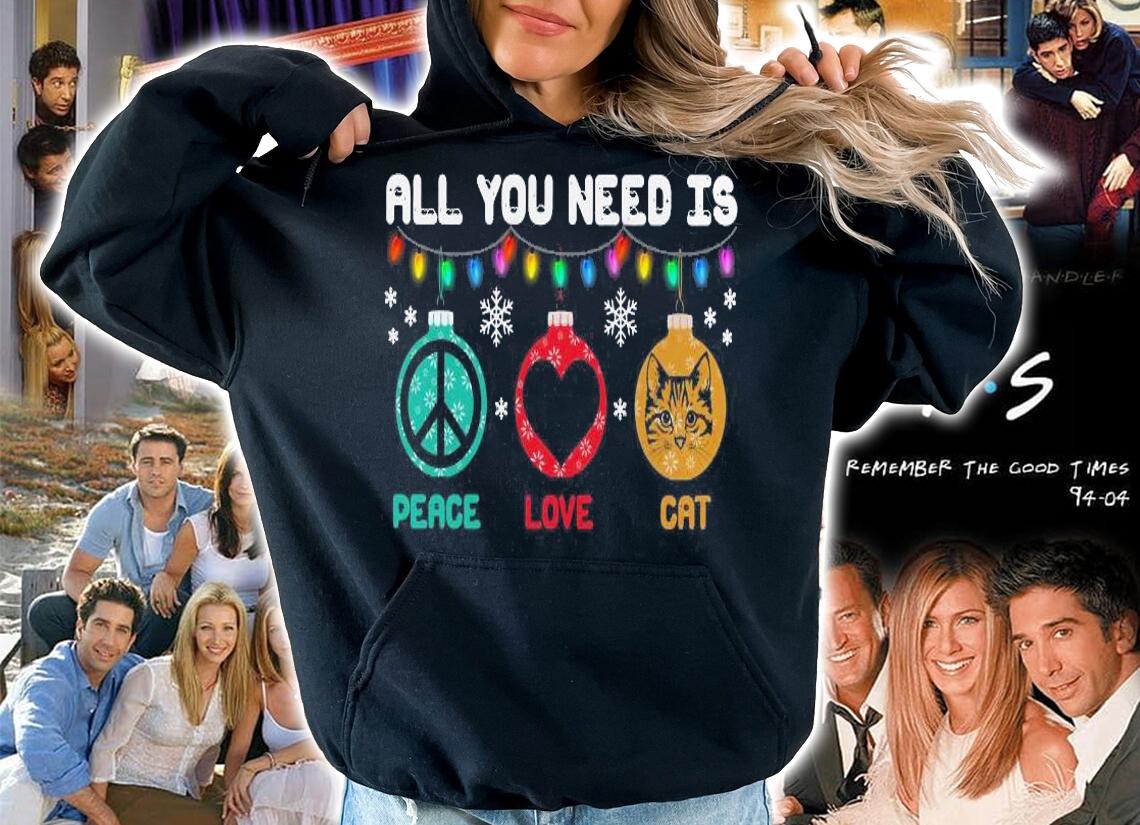 Need Peace Love Cat Sweater t-shirt hoodie