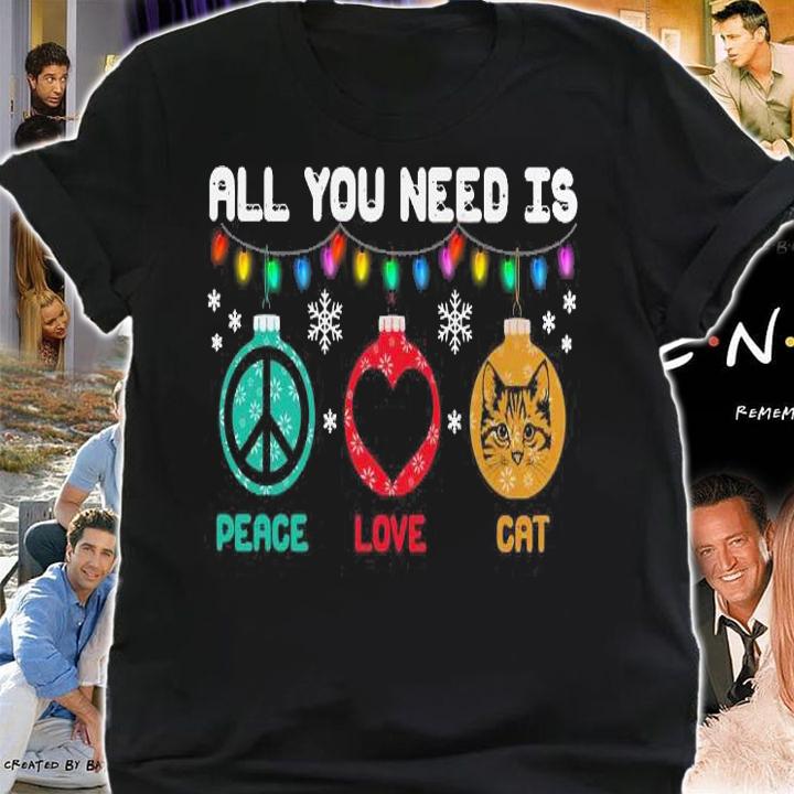 Need Peace Love Cat Sweater t-shirt shirt