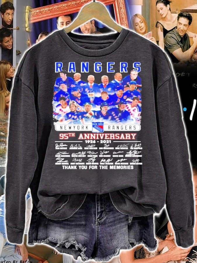 New York Rangers 95th anniversary 1926-2021 thank you for the memories shirt