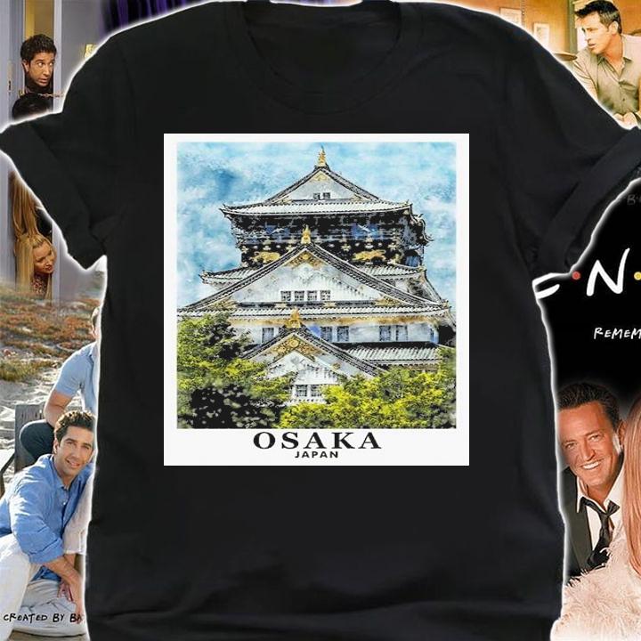 Osaka Japan Travel Art Painting shirt shirt