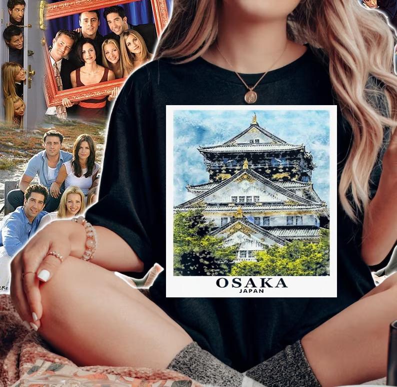 Osaka Japan Travel Art Painting shirt woman shirt