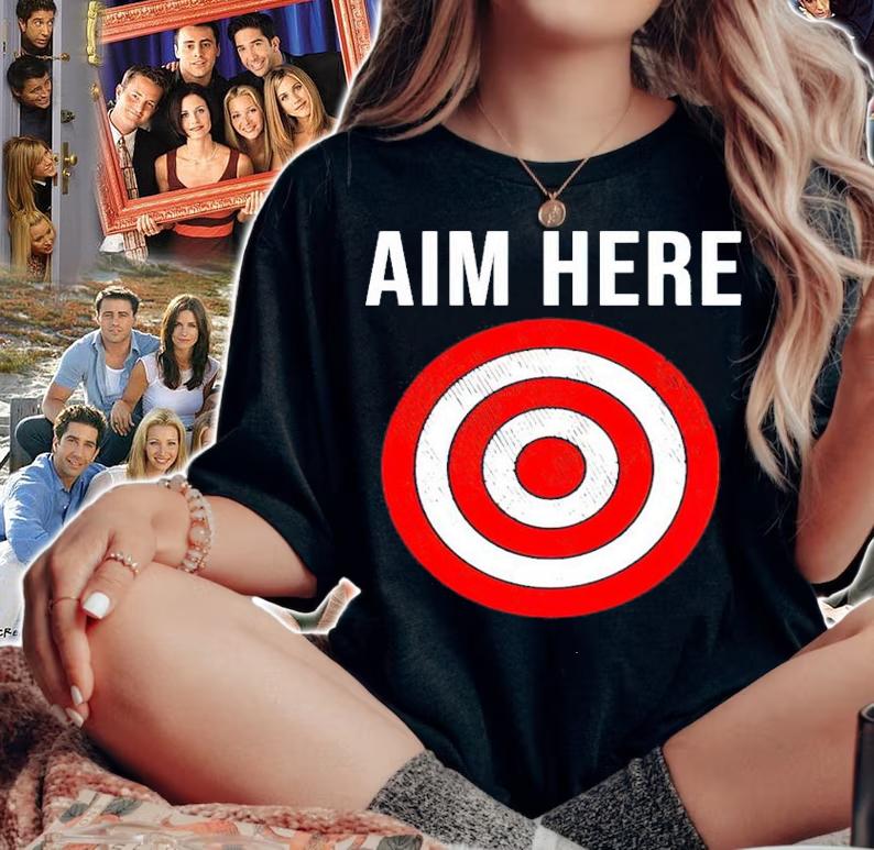 Aim Here target t-shirt woman shirt