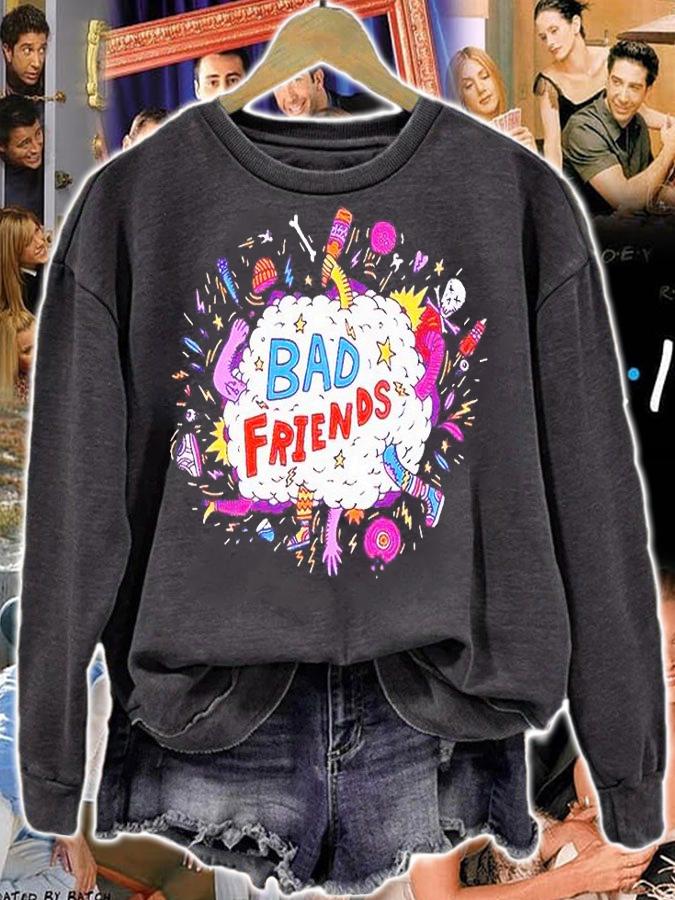 Bad Friends fight cloud T-shirt