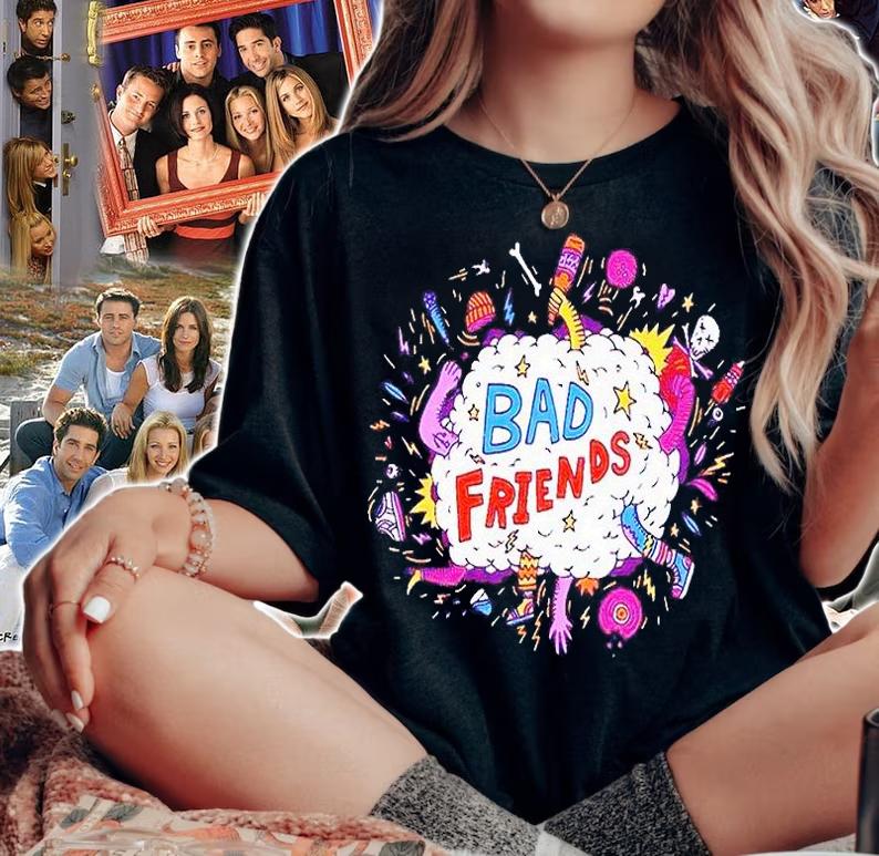 Bad Friends fight cloud T-shirt