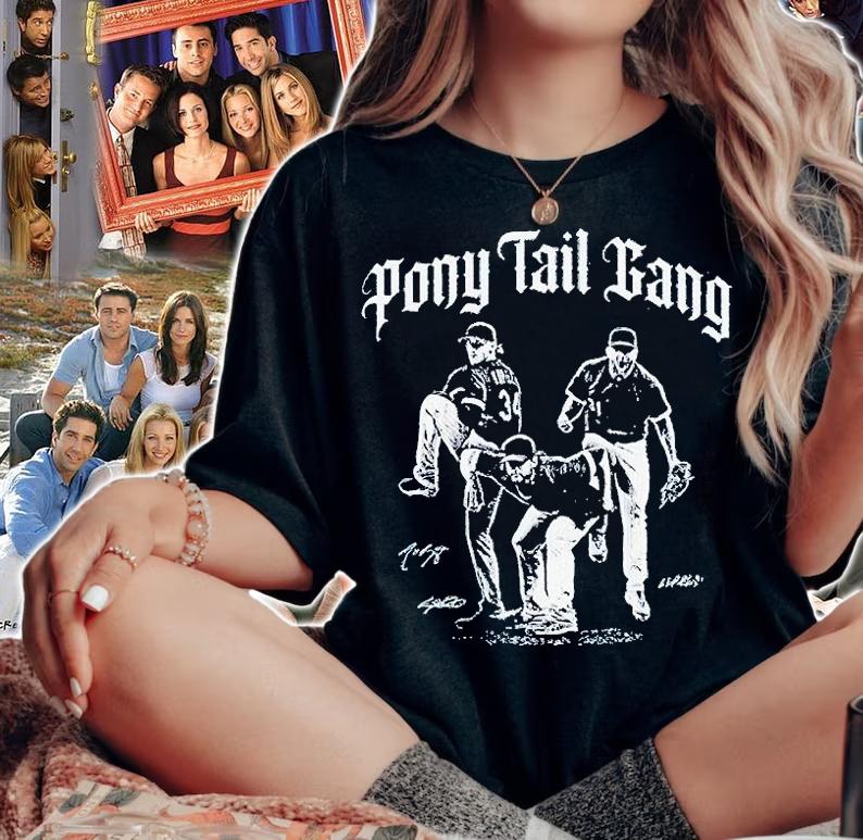 Chicago Baseball Pony Tail Gang Hendriks Kopech Kimbrel signature T-shirt woman shirt