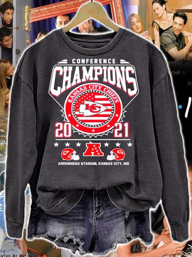 Conference Champions Kansas City Chiefs 2021 Arrowhead Stadium shirt sweatshirt