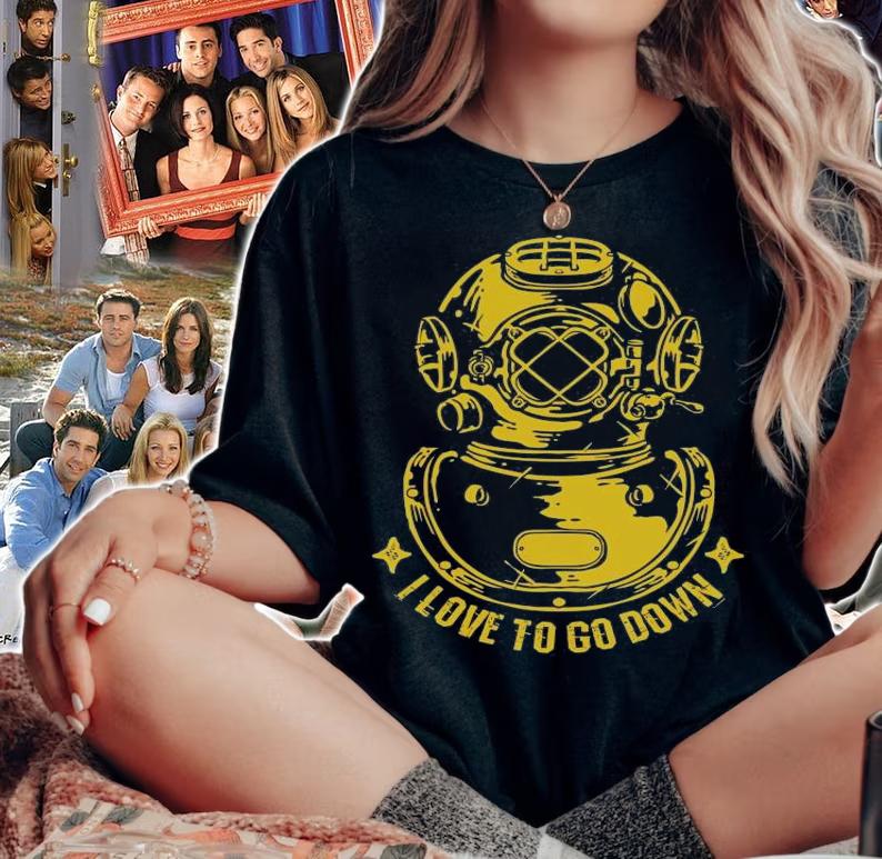 Deep Sea Diver Helmet I love to go down shirt woman shirt