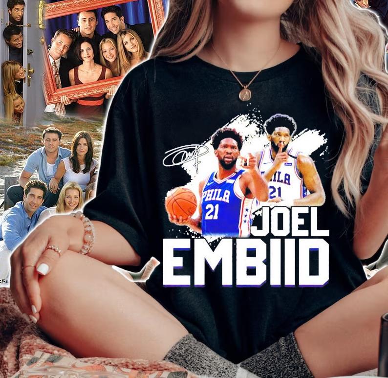 Joel Embiid Philadelphia 76ers shirt woman shirt