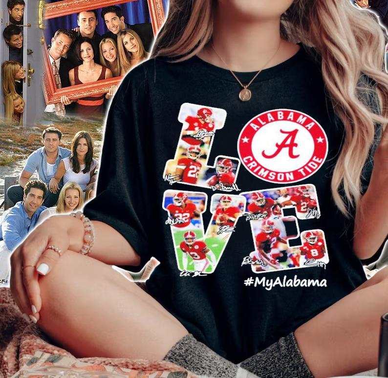 Love Alabama Crimson Tide #myAlabama team shirt woman shirt