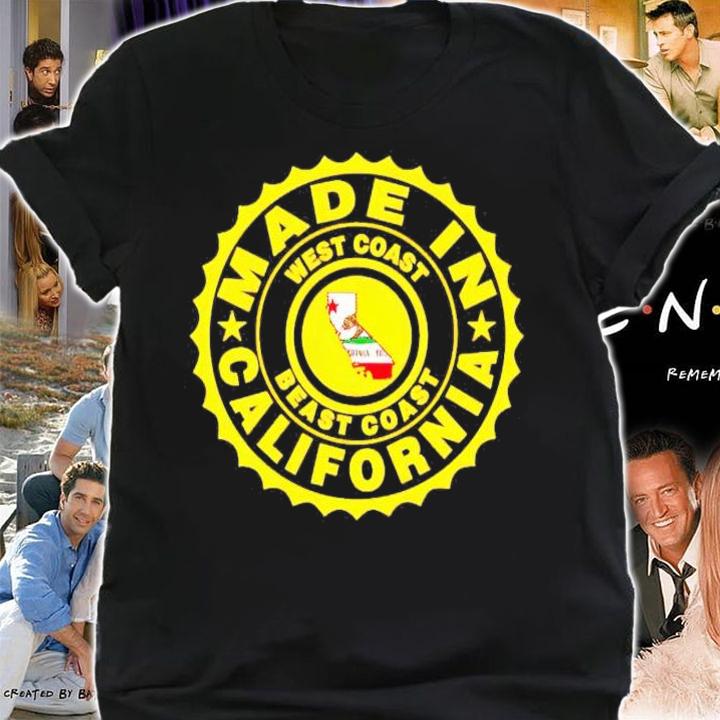 Made In California West Coast Beast Coast Cali Republic shirt shirt