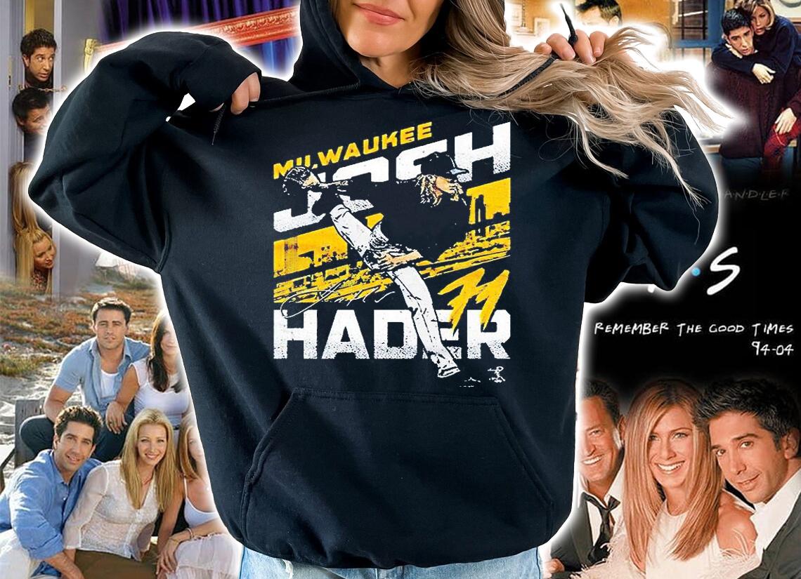 Milwaukee Josh Hader Baseball signature T-shirt hoodie