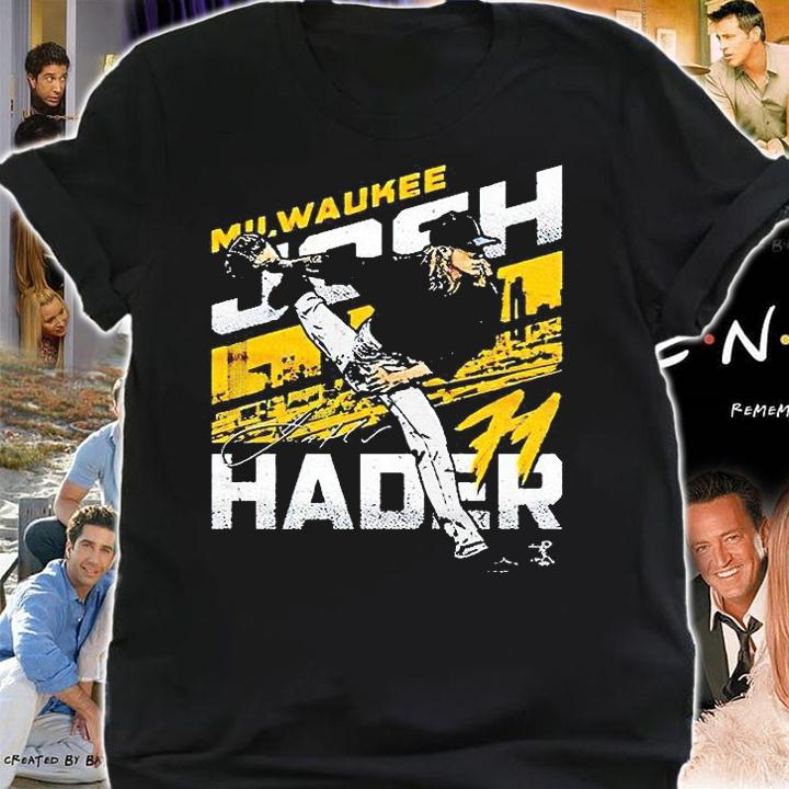 Milwaukee Josh Hader Baseball signature T-shirt shirt