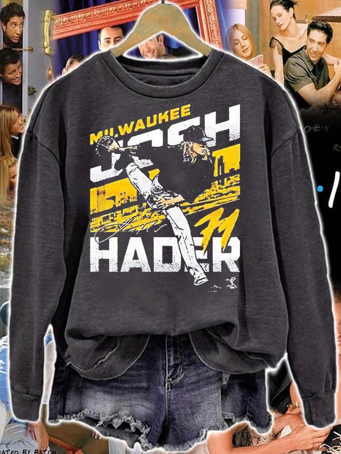 Milwaukee Josh Hader Baseball signature T-shirt sweatshirt