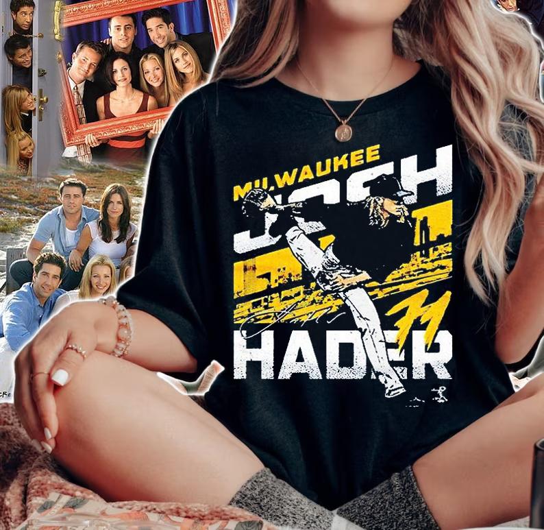 Milwaukee Josh Hader Baseball signature T-shirt woman shirt