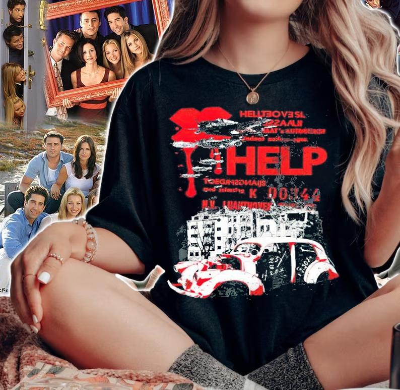 Overlay Printing City With Car shirt