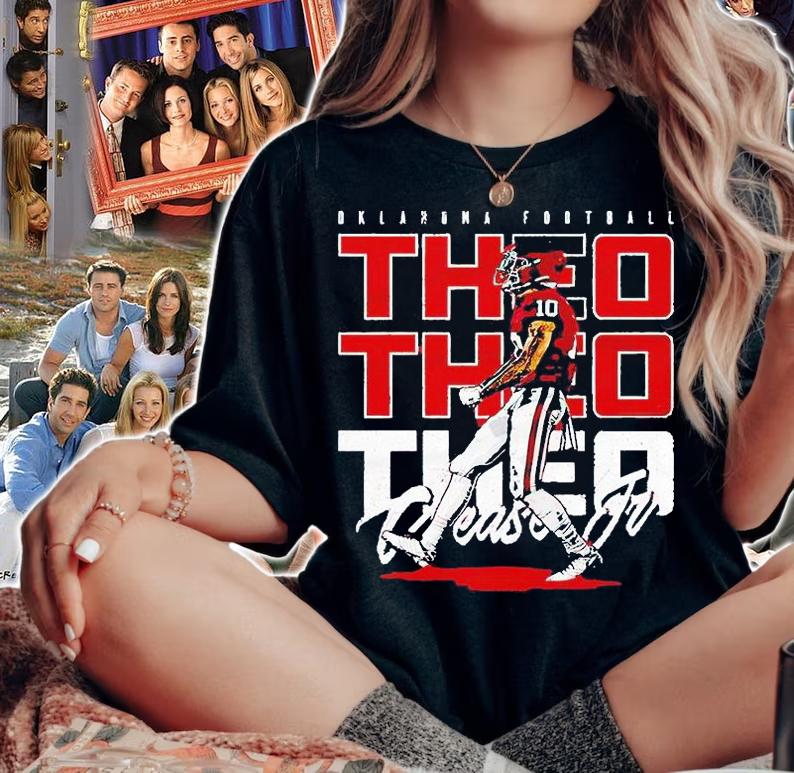 Theo Wease Jr Oklahoma Football T-shirt woman shirt