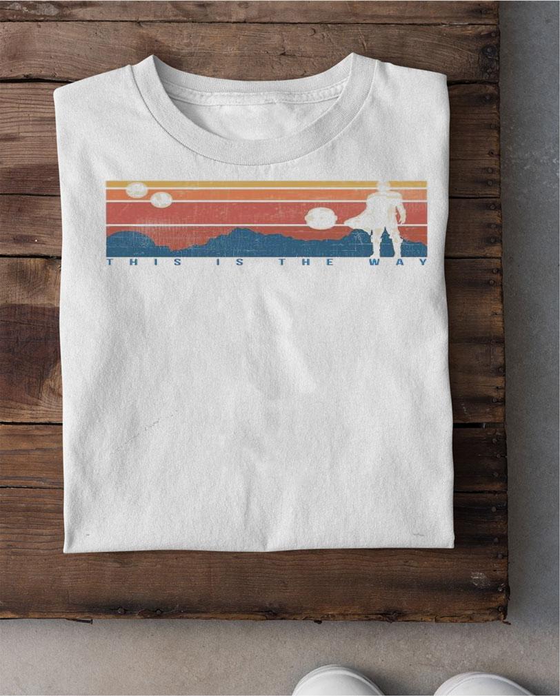 The MandalorinanThis Is The Way Retro Classic T-shirt shirt