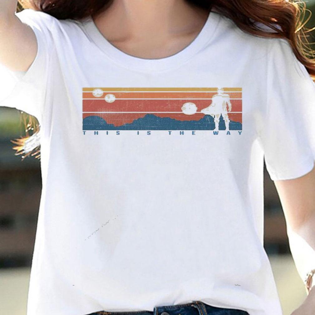 The MandalorinanThis Is The Way Retro Classic T-shirt woman shirt