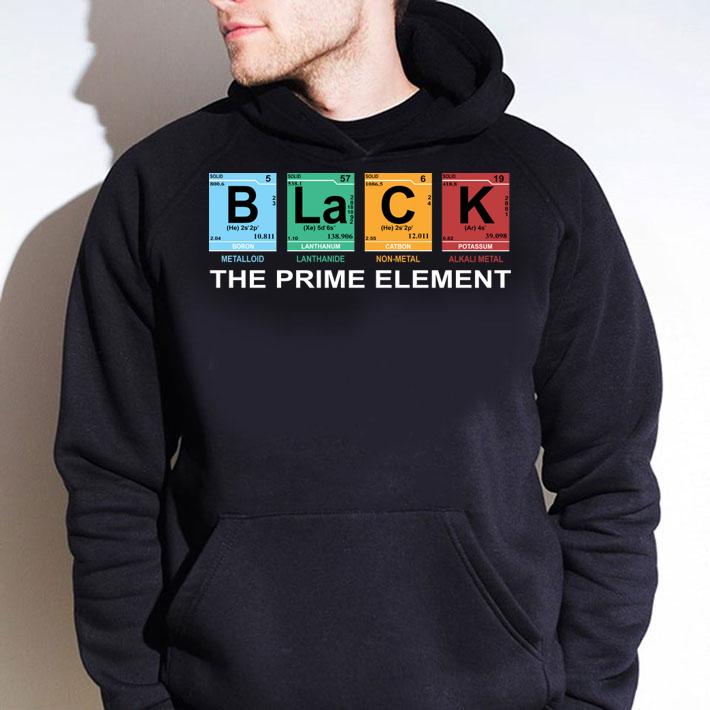 Black The Prime Element Table Chemical t-shirt hoodie