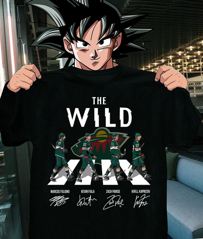 Minnesota Wild The Wild Abbey Road signatures t-shirt shirt