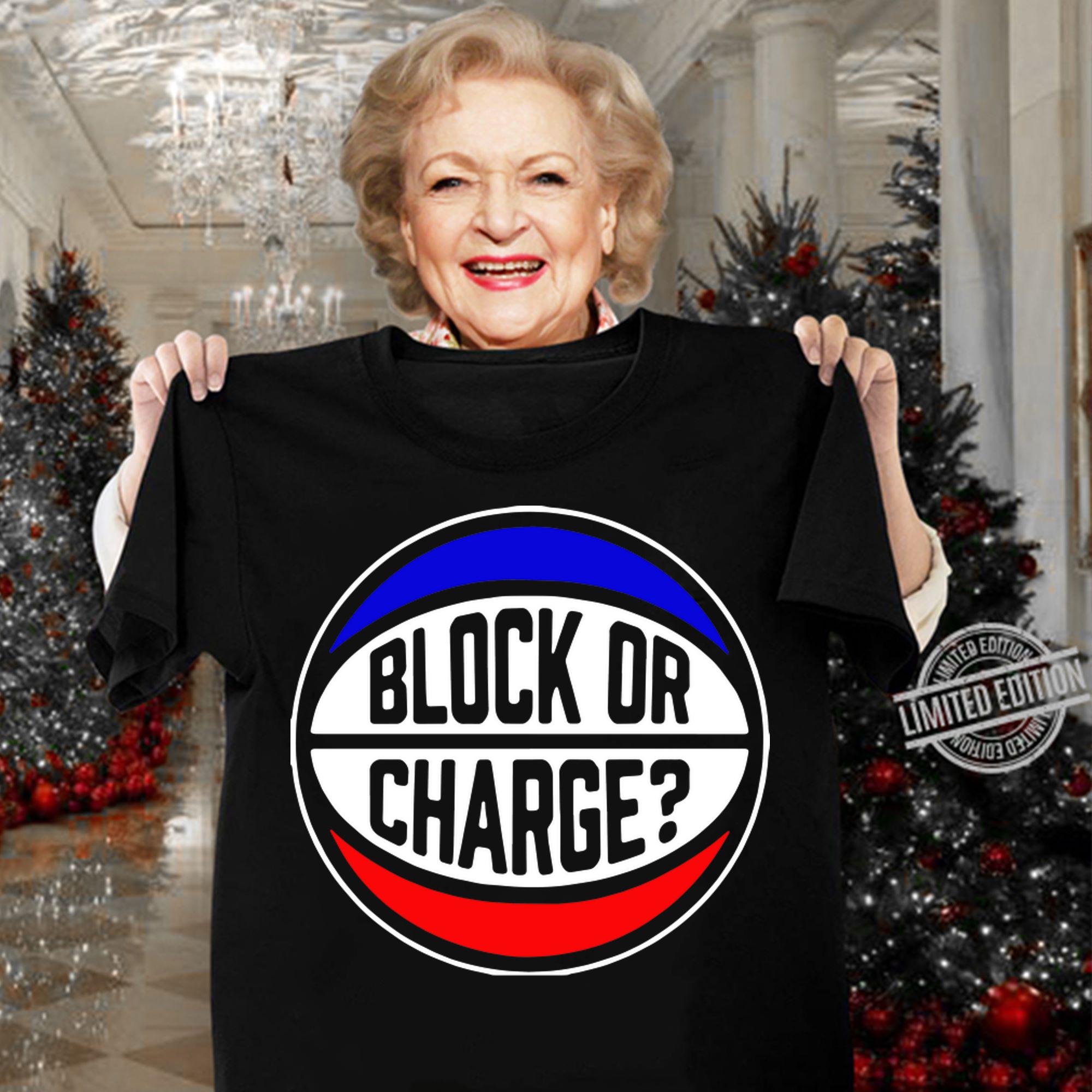 Rex Chapman Block or Charge t-shirt woman shirt