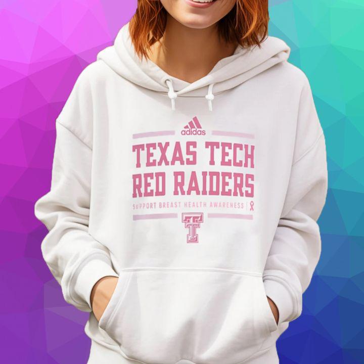 Adidas Texas Tech Red Raiders Support Breast Cancer Health Awareness Shirt hoodie